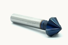 Pogłębiacz stożkowy wykonany ze stali HSS-XE z powłoką BLUE-TEC 90° - 25 mm - 201750210 | KARNASCH