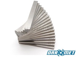 Bloczki równoległościenne | podkładki frezarskie 150 x 8 mm | zestaw 18 par |  PF 150/8 - 16/50x18 PB154-1