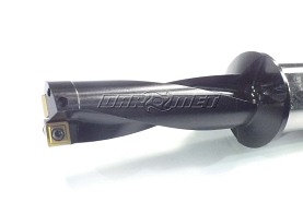 Wiertło składane 24 mm 3xD na płytki wieloostrzowe SOLT | chwyt walcowy 32 mm | chłodzenie wewnętrzne - PAFANA (SD-24-3D-W32-SOLT08)