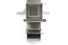 Mini piecyk kominek rakietowy survivalowy | kuchenka turystyczna do bushcraftu | z pokrowcem - DARMET