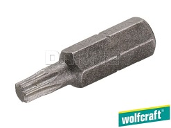Końcówki TORX, długość: 25 mm, rozmiar: TX10 - 3 sztuki - WOLFCRAFT (WF2480000)