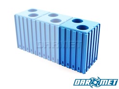 Stojak na narzędzia z chwytem walcowym | 18 mm | kolor niebieski (2009)