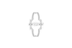 Szablon do rzeźbienia w drewnie | 375 x 200 mm | CMT (RCS-306)