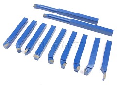 Zestaw noży tokarskich 12x12 mm | 11 szt.