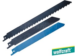 Zestaw brzeszczotów szablastych do drewna i metalu, 3 sztuki - WOLFCRAFT (WF8437000)