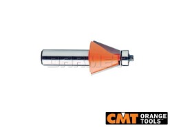 Frez do fazowania i ukosowania 30° do drewna z łożyskiem dolnym | 38,5 x 22 x 12 mm - CMT (957.501.11)