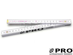 Miara składana drewniana 1M, typ B7 - PRO (3-01-04-26-011)