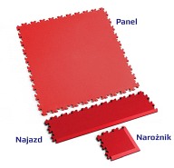 Narożnik Fortelock 2026 - wzór skóra (Skin Rosso Red)