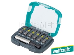 Zestaw końcówek krzyżowych Phillips, długość: 25 mm, rozmiary: PH1, PH2, PH - 7 częściowy - WOLFCRAFT WF2976000