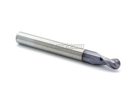 Frez 5 mm kulisty R2,5 | pełnowęglikowy | 2-ostrzowy | krótki | DIN6527-K VHM AlTiN - DARMET