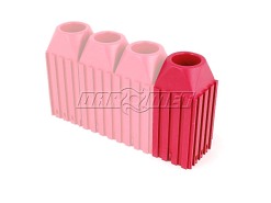 Stojak na oprawki ze stożkiem Morse MK3 | kolor czerwony (2015)