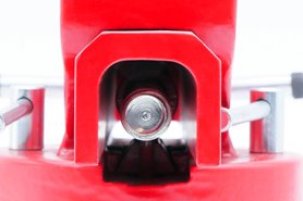 Imadło ślusarskie | szczęki ząbkowane 200 mm | z kowadełkiem i podstawą obrotową 360° - FORWARD FSV08