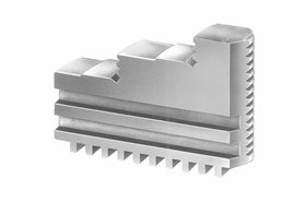 Szczęki jednolite twarde zewnętrzne z podwójnymi prowadnicami (komplet) 400 mm, do uchwytów 3202, 3203, 3-szczękowe - BIS (398533650700)