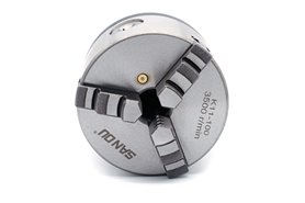 Uchwyt tokarski samocentrujący, żeliwny, 3 - szczękowy | 100 mm | chwyt Morse MK3 łożyskowany (DM-MW3-D100)