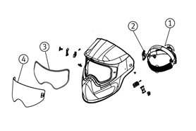 Przyłbica ochronna VarioProtect GRIND - SCHWEISSKRAFT 1654200