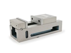 Imadło maszynowe stałe 100 mm z dociskiem szczęki  poziomo - pionowe - FPQ 100/100