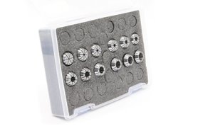 Zestaw tulejek zaciskowych ER20 | 12 sztuk | 2 - 13 mm | chwyt walcowy - DARMET