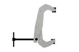 Klamra narzędziowa EUCTC ze szczękami pływającymi i z uchwytem "T", 25 x 15 x 20 mm, nacisk 130 kg - ZALCO EUCTC-1