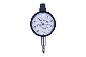 Czujnik zegarowy analogowy ISO, 3,5 mm, podziałka 0,01 mm, tylna ścianka z uchem - MIT_1041A