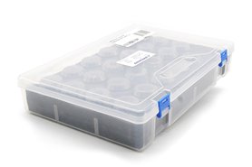 Zestaw tulejek zaciskowych ER40 | 23 sztuki | 4 - 26 mm | chwyt walcowy - DARMET