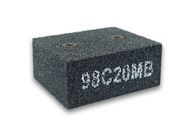 Segment prostokątny z dwoma wkładkami gwintowymi 80 x 40 x 95 mm | typ 3121 | 98C20M6B - ANDRE 140171