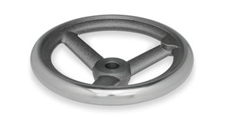 Koło ręczne wieloramienne żeliwne bez rękojeści DIN950-GG-400-B30-A- ELESA+GANTER