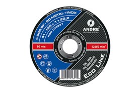 Tarcz wypukłą do szlifowania ECO-LINE | typ 27 | 115 x 6 x 22,2 mm - ANDRE 050909