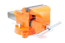 Imadło ślusarskie | szczęki ząbkowane 150 mm | z podstawą obrotową 360° - FORWARD 30606