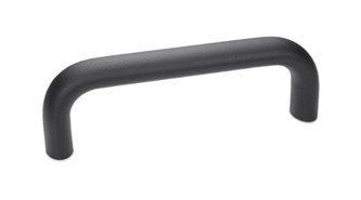 Uchwyt pałąkowy czarny aluminium GN 565-26-160-SW- ELESA+GANTER