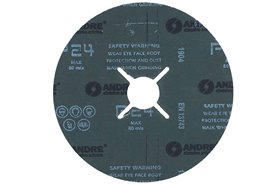 Krążek ścierny fibrowy do dysków szlifierskich ECO LINE | 125 x 22 mm | granulacja 60 - ANDRE 881002