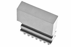 Szczęki jednolite miękkie z podwójnymi prowadnicami (komplet) 630 mm, do uchytów 3202, 3203, 3-szczękowe - BISON-BIAL (398533170600)