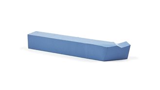 Nóż tokarski wygięty prawy NNZc ISO2 | fazownik | 20x20 mm SK5 | do stali wysokostopowej - Darmet