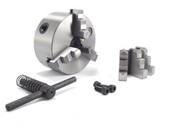 Uchwyt tokarski samocentrujący, żeliwny, 3 - szczękowy: 125MM - (DK11 - 125)