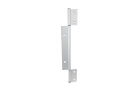 Zawias aluminiowy długi trzyczęściowy 415 x 86 mm | typ I (skrzydła wewnętrzne) | otwory stożkowe - GANTER GN 2295-86-415-I-C-EL
