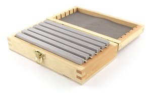 Bloczki równoległościenne | podkładki frezarskie 150 x 4,6 mm | zestaw 6 par | PF 150/4,6 - 20/30x6 PB157-1