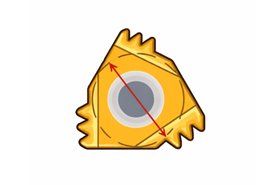 Płytka wielopunktowa do toczenia gwintów