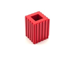 Stojak na noże tokarskie plastikowy |  25 mm x 25 mm | kolor czerwony (2311)