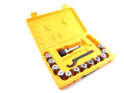 Oprawka zaciskowa do tulejek ER32 x 12 szt. - Morse MK3 - Komplet (DM-076)