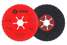 Tarcza fibrowa - 127MM x 22,2MM, ziarnistość C24 - ANDRE (820005)