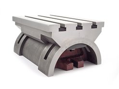 Stół frezarski uchylny 178 x 254 mm - ROWEK TEOWY 3 x 13 mm - DARMET SUZ 178/254