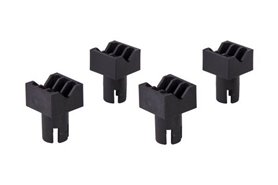 Szczęki zaciskowe 4 sztuki do przedmiotów płaskich, przeznaczone do stołów z otworami 20 mm - WOLFCRAFT 6172000