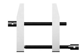 Klamry równoległe model EUPLC, 105 x 70 x 150 mm - ZALCO EUPLC-105