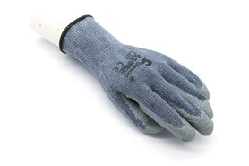 Rękawice robocze szare poliestrowe z lateksem, 415, rozmiar 10 - Consorte