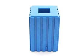 Stojak na noże tokarskie plastikowy |  20 x 20 mm | kolor niebieski (2310)