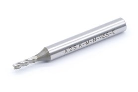 Frez 2,5 mm | 4-ostrzowy | NFPa | DIN 844-A 02,5 K-M-N HSS-E - DOLFAMEX