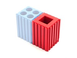 Stojak na noże tokarskie plastikowy |  25 mm x 25 mm | kolor czerwony (2311)