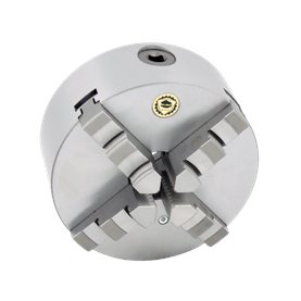 Uchwyt tokarski samocentrujący spiralny, żeliwny, 4 - szczękowy: 315 MM (DIN 55027) - BISON BIAL (3634-315-6)