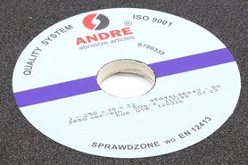 Kamień szlifierski 250 x 10 x 32 mm | ściernica płaska | typ 1C | 95A46L8B643 - ANDRE 120216