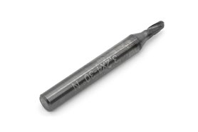 Frez trzpieniowy ogólnego przeznaczenia z czołem kulistym 3,2 mm | 2-ostrzowy | specjalny | VHM | chwyt walcowy DIN 6527-A K-N-R1,6 - FENES 6527-3,2K-R1,6
