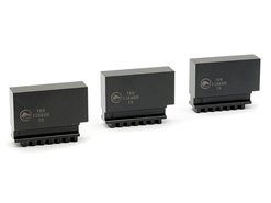 Szczęki jednolite miękkie 160 mm SJM | Komplet 3 szt. | do uchwytów 32**, 35**, 3-szczękowych - BISON-BIAL 398536030200